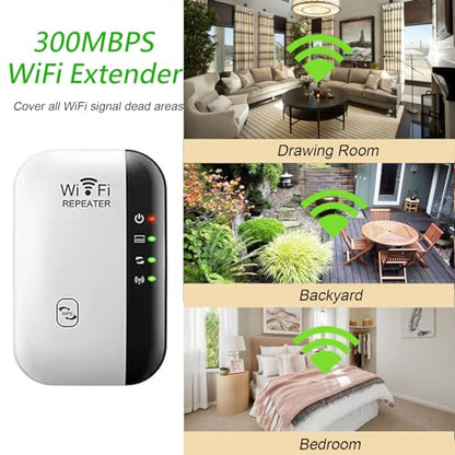 senri Wireless WiFi Repeater 802.11a/b/g/n/ac Dual-Band 300 Mbps