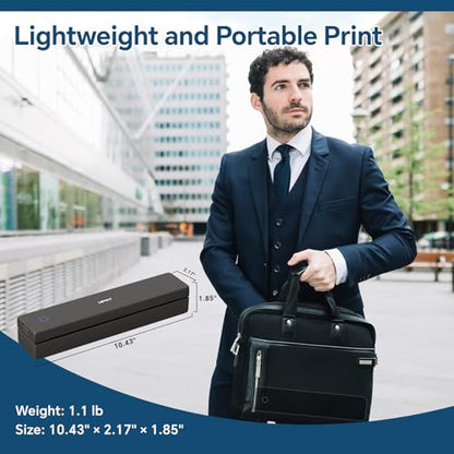 HPRT MT620 Portable Thermal Printer - Monochrome - 203 DPI - Thermal Paper - Bluetooth/USB