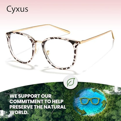 Cyxus 51mm 8169 Prescription Eyewear Frames Full Rim Cat Eye TR90 Adult Eyewear