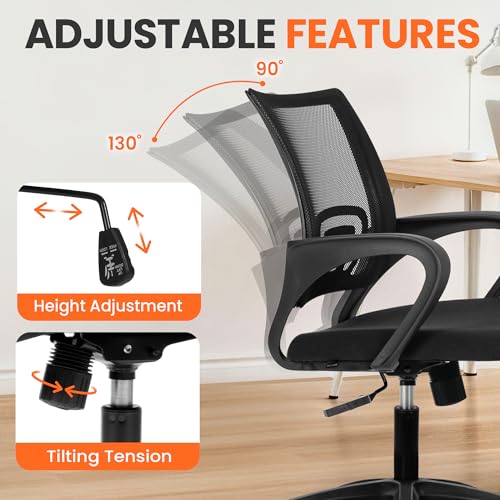 NEO CHAIR 24 x 22.8 x 39.5 in CPS-01 Ergonomic Office Chair Mesh Black