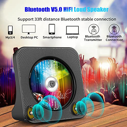 Gueray 7.44x7.44 KC-806 Stereo Bluetooth CD Player