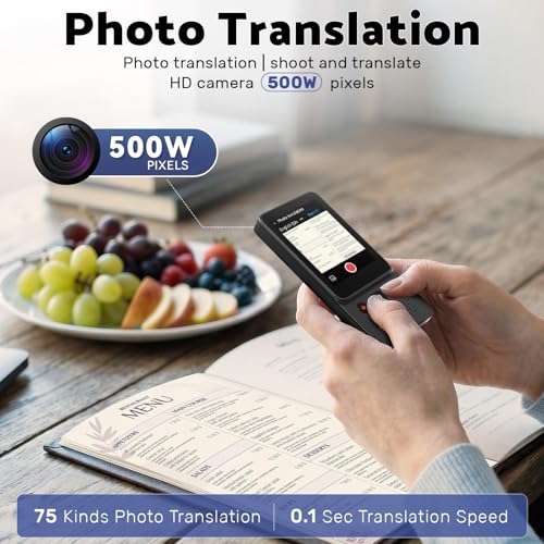 Generic Language Translator Device T21 Portable Two-Way Communication 138 Languages Compact