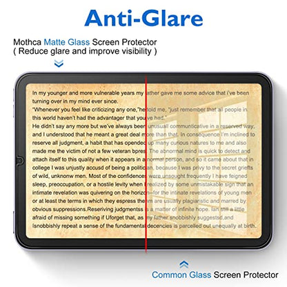 Mothca 8.3 Inch Matte Glass Screen Protector for iPad Mini 6th (2021) & Mini 7 (2024) Model: Pad-8.3mini