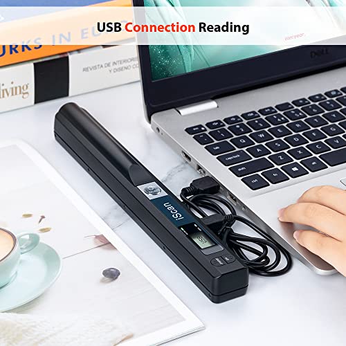 Hczrc Handheld Portable Scanner Model Hczrc-1 900 DPI USB Document Scanner