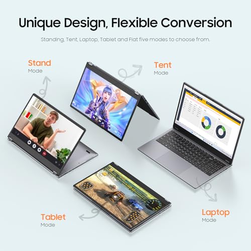 EYY 15.6" Yoga 3200U 1920x1080 2 in 1 Laptop