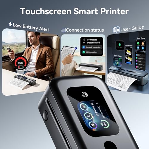 Phomemo 12.17"x2.5"x1.87" M832D 300DPI Monochrome Thermal Portable Printer
