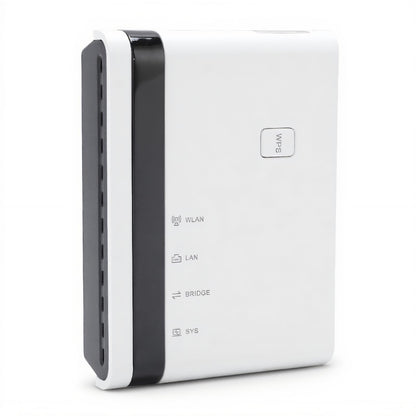 ASHATA Wireless Print Server, 10/100Mbps Ethernet Bridge for 4 Printers, Wired and Wireless Network Compatibility