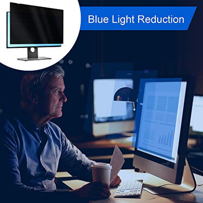 Magicmoon 2-Pack 24 Inch Privacy Screen Filter, Anti-Glare, Blue Light Block, 16:9 Aspect Ratio