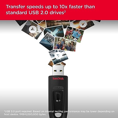 SanDisk 256GB Ultra USB Flash Drive SDCZ48-256G-GAM46 Black