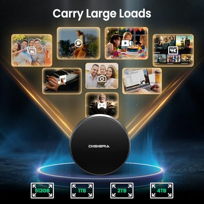 DIGIERA 1TB 199284918207 USB 3.0 2000MB/s External Portable SSD