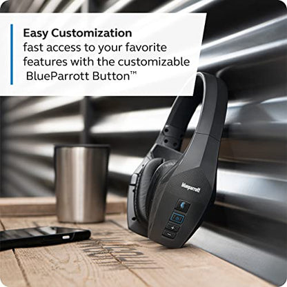 BlueParrott S650-XT Bluetooth Headset, Dual Use, Noise Cancellation, Waterproof, Black