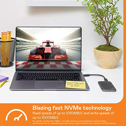 WD 2TB My Passport SSD USB 3.0 External Solid State Drive - WDBAGF0020BGY