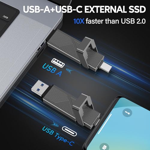 EASTBULL 1TB USB 3.2 Gen 1 Solid State External Drive
