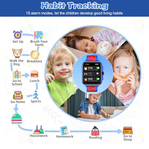 WZWNEER 2.0 Inches P72 320x180 Touchscreen Smartwatch for Children