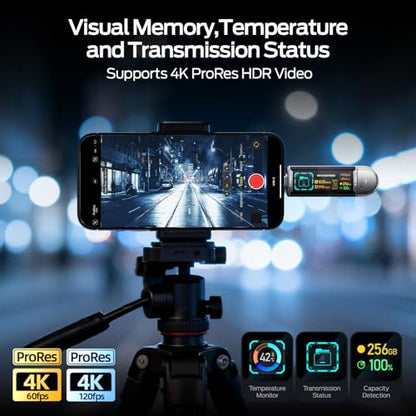 MOVE SPEED 256GB USB 3.2 Gen 2 Type A and Type C SSD
