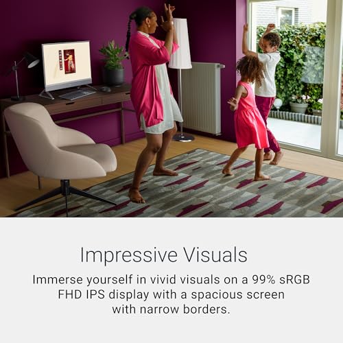 Dell EC24250 AIO 23.8" 1920x1080 Touchscreen All-in-One PC Intel Core i5 12th Gen 16GB DDR5 512GB SSD White