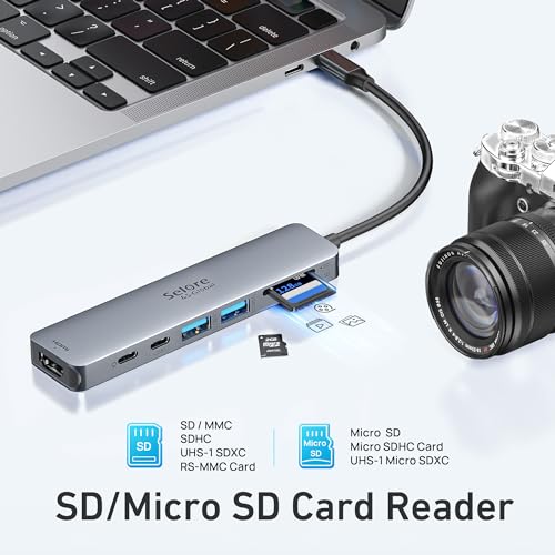 Selore&S-Global 6 Port USB Hub SEUC0116C 4K Ultra HD 60Hz