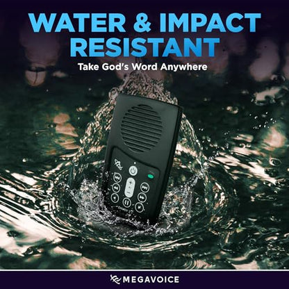 MEGAVOICE 1.77" NIVA-Solar MP3 Audio Bible, 4GB Storage, USB Connectivity, Audio Playback