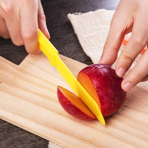 Dinifee 7.68x1.3x0.39 Plastic Kid Safe Knives Set 60 Pieces Children Kitchen Utensil