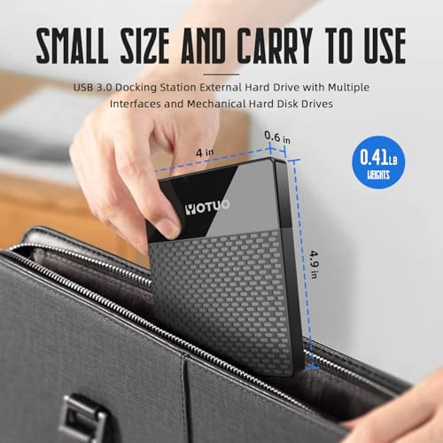 YOTUO 1TB External Hard Drive SY-DSHDD-01 USB 3.0 Multiport Hub