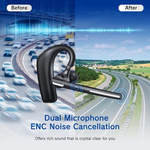Kelazola G6 Wireless Headset Bluetooth 5.0, In-Ear Earpiece with Integrated Microphone