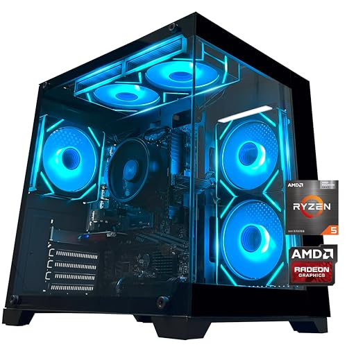 YAWYORE Tower PC MX240 Ryzen 5 5600GT 1920x1080 Integrated 16GB DDR4