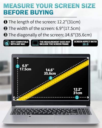 F FORITO 2-Pack 14 Inch Anti-Blue Light Anti-Glare Matte Screen Protector ERH5EG