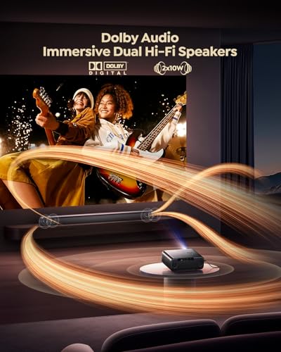 WiMiUS 1080P P62 Pro Projector 600ANSI 50-100% Zoom LCD Portable Display