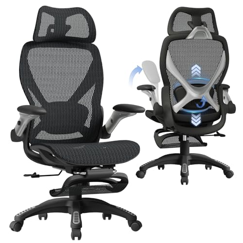 ELABEST 26" x 24" x 41" Ergonomic Office Chair ELX100BB BIFMA 5.1 Certified