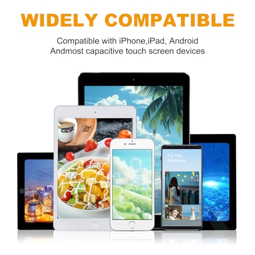 Acempire 7 Count Stylus Pen Compatible with Touchscreen Devices - Aluminum Construction, No Battery Required, Universal Compatibility