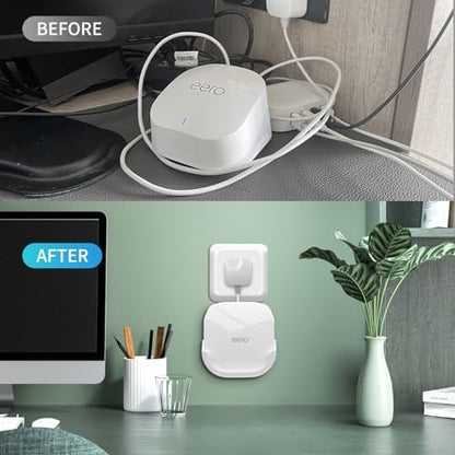 Sootozy 2-Pack Wall Mount Holder EM6Plus-2PC Weatherproof Tri-Band 802.11a Wi-Fi System