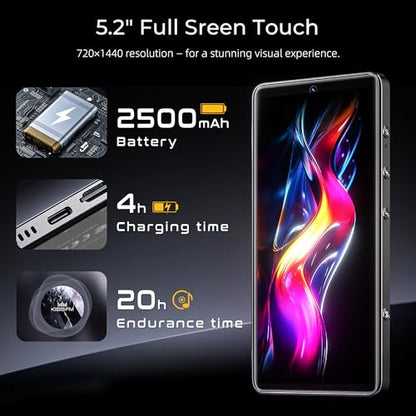 HIFI WALKER 5.2 Inch G7PRO 720x1440 LCD Dual Camera Portable Media Player