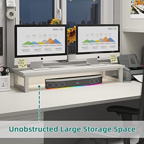 YAOHUOO 38.6 x 10.2 x 5 inches 01 100 Pounds Multi-Purpose Monitor Stand