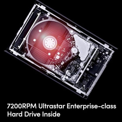 SanDisk Professional 24TB SDPHG1H-024T-NBAAD Thunderbolt 3 External Hard Drive 7200RPM