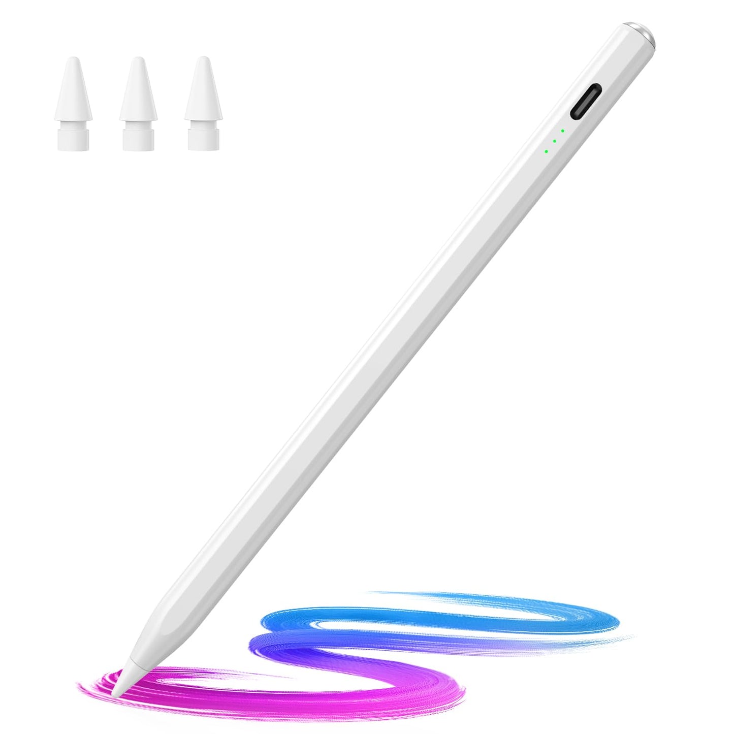 Hastraith 6.53in WKZP010EA iPad Stylus Pen with Tilt Sensitivity and Palm Rejection