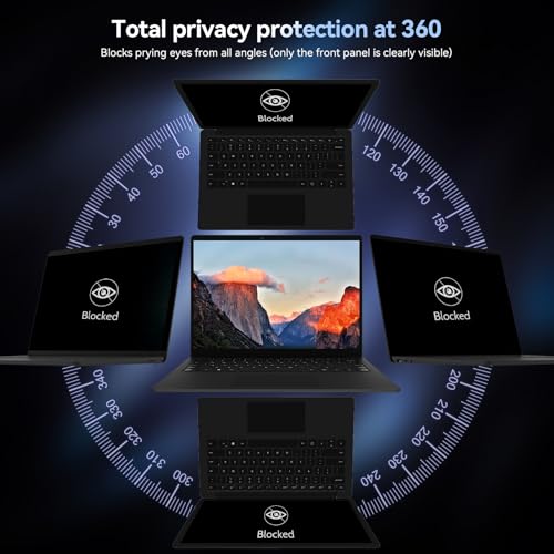 Protescreen 14-inch Laptop Privacy Filter Anti-Glare Blue Light Block 16:10