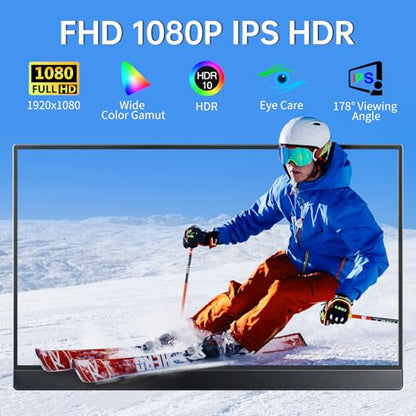 VisionOwl 15.6" Y1 1920x1080 60Hz LCD Portable Monitor