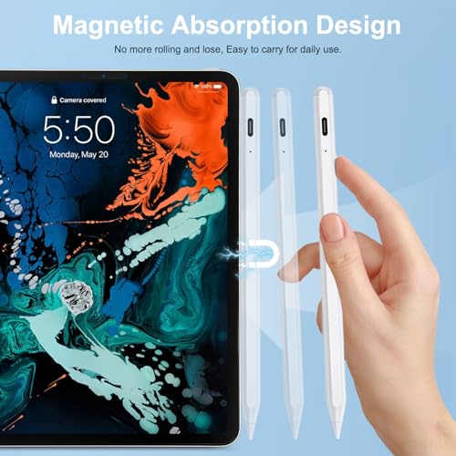 BLEBLE Stylus Pen 12V Battery Needed 10 Hours Battery Life Compatible with iPad Models