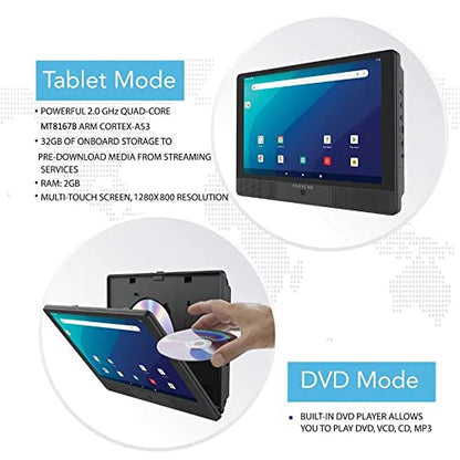 PROSCAN 10.1 INCH PELTDV1029 1280x800 LCD DVD Player