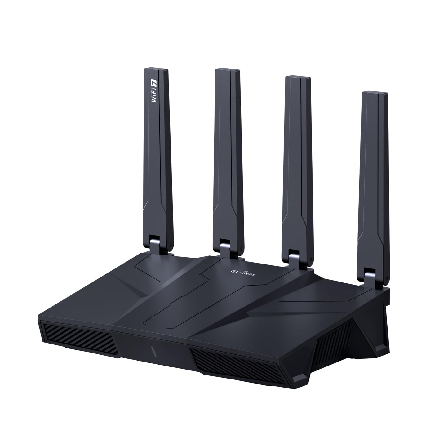 GL.iNet Tri-Band GL-BE9300 Flint 3 Wi-Fi 7 Router, 12.5 Gbps Data Transfer, 2500 Mbps LAN, 4 Antennas, 2000 Square Feet Coverage