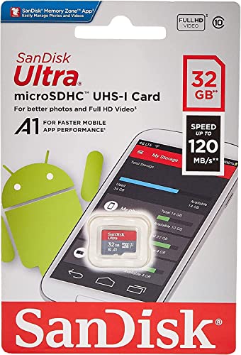 SanDisk 32GB SDSQUA4-032G-GN6MN microSDHC Class 10 120MB/s A1 UHS-I