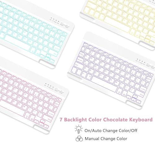 TaIYanG Backlit Keyboard Case for Samsung Galaxy Tab A11 Plus/A9 Plus Models 11 Inch Bluetooth Ergonomic Water-Resistant