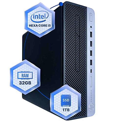 HP ProDesk 600G4 32GB DDR4 1TB SSD Windows 11 Pro Desktop Computer
