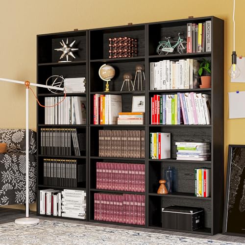 IRONCK 6-Shelf Bookcase 70.8"H Vintage Black Model Number 1032898