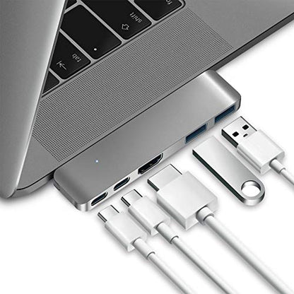 Purgo 5-Port USB Hub PG-TC402 Space Grey USB 3.0 Mini Adapter