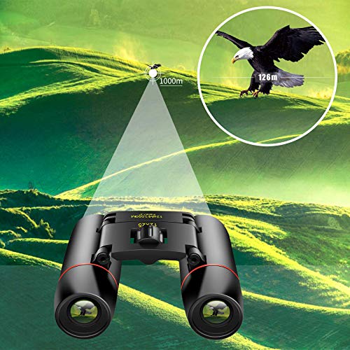 POLDR 12X25 Compact Binoculars 12x Magnification 25mm Objective Lens Waterproof