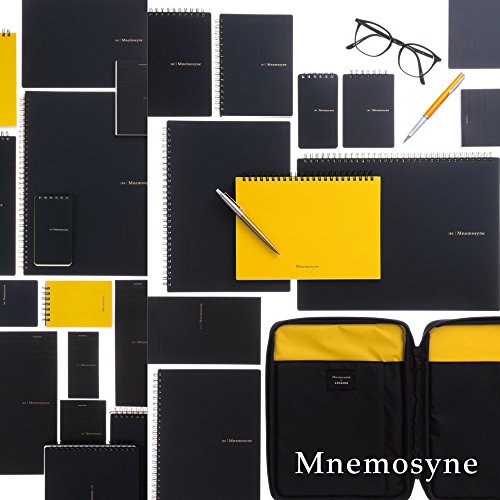 Maruman Mnemosyne A4 Notebook, 8.27 x 11.69 inches, 140 Pages, Micro-Perforated, Black