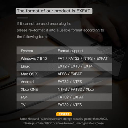 UnionSine 1TB External Hard Drive HDD2510 Portable USB 3.0