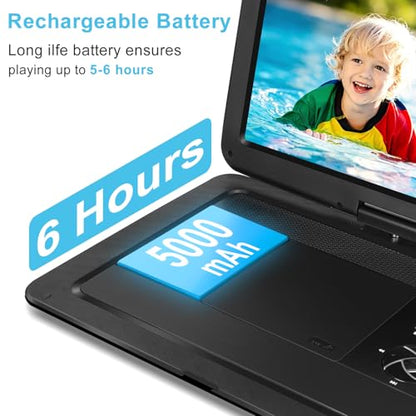 HOPYOP 17.1" 19inch 1920x1080 Portable DVD Player