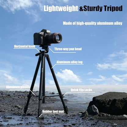 Auleda 71 Inches VT-831HB Tripod Stand with Remote